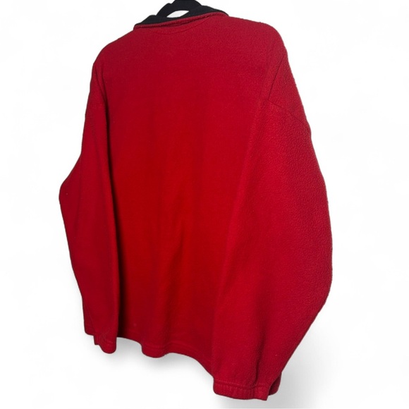 Vintage Pooh 100 Acre Collection Tigger Red Fleece Quarter Zip Pullover (M) - Picture 4 of 5